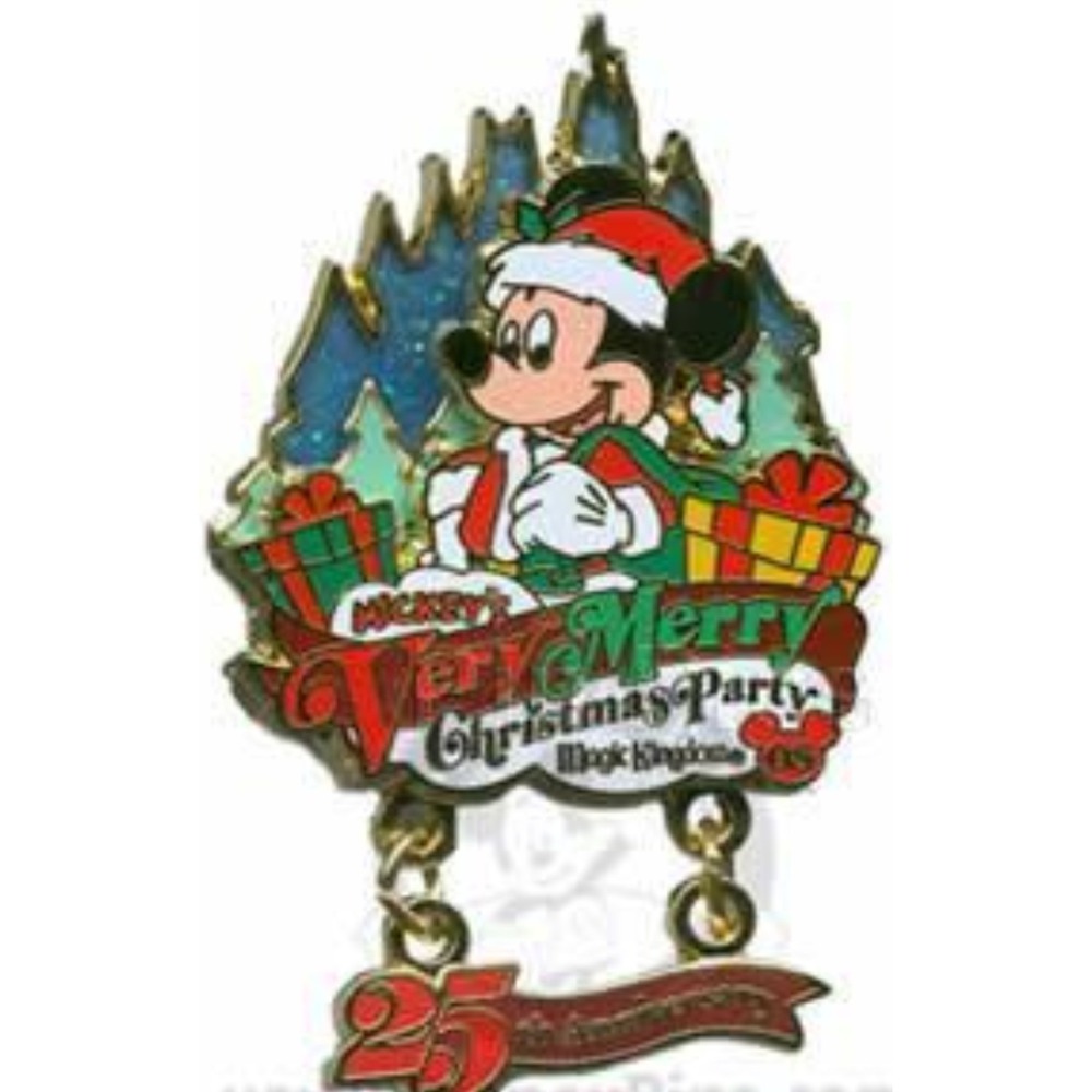 Disney Pin Mickey's Very Merry Christmas Party 2008 Santa Mouse‎ LE 66337 WDW